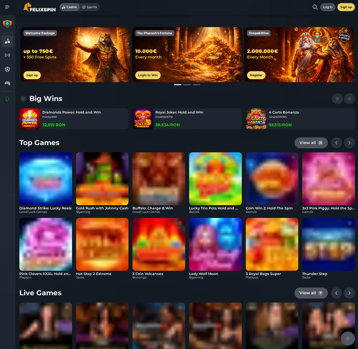 Felixspin Casino